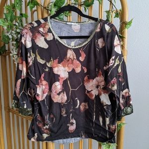 Zara floral crop top